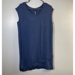 Womens Active Life Sleeveless Dress Stretch M Blue Modal Spandex NWT